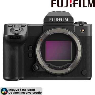 Fujifilm GFX100II + DaVinci Resolve Studio (Bundle) -  Cámara de cine Full-Frame