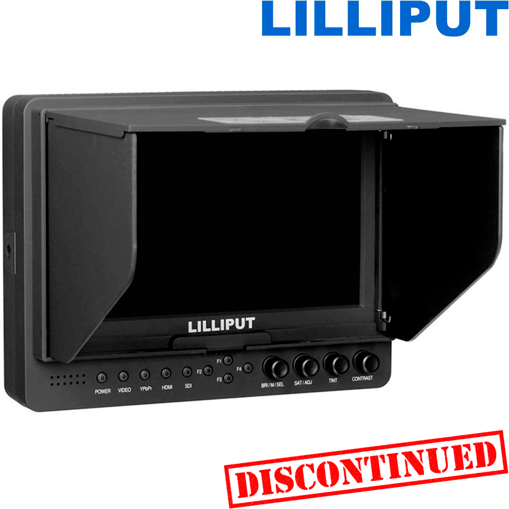 Lilliput 665-O Monitor HDMI Componentes y CV de 7"