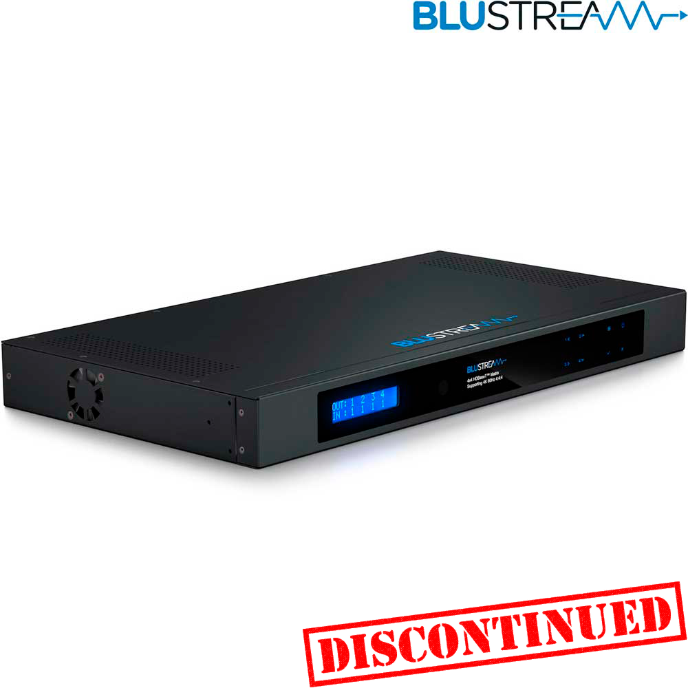 Blustream HMXL44CS-KIT Matriz 4x4 HDMI 4K a HDBaseT