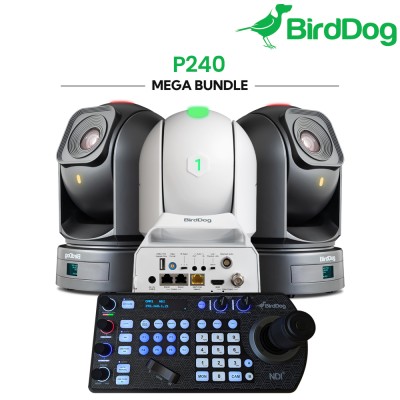 Bundle Birddog P240 - Kit 3x P240 + PTZ Keyboard gratis
