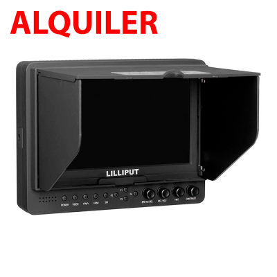 Alquiler Lilliput 665-O Monitor HDMI Componentes y CV de 7"