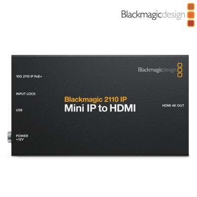 Blackmagic 2110 IP Mini IP to HDMI Converter - SMPTE 2110 to HDMI Converter