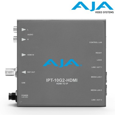 AJA IPT-10G2-HDMI HDMI to SMPTE ST2110 Converter