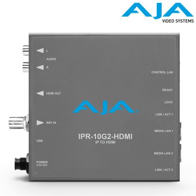 AJA IPR-10G2-HDMI Conversor SMPTE ST2110 a HDMI