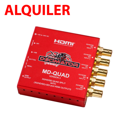 Alquiler Decimator MD-QUAD-v3 Multipantalla Quad-Split SDI