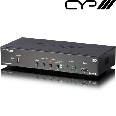 CYP OR-DT42-4K22 Matriz 4x2 4K HDMI con Dante