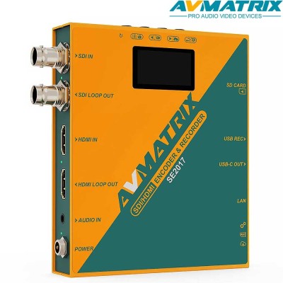 AVMatrix SE2017 HDMI and SDI Streaming encoder and recorder - Avacab
