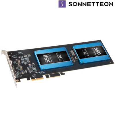 Sonnet Fusion Dual 2,5" SSD RAID - 2 ranuras SSD SATA  hasta 16TB
