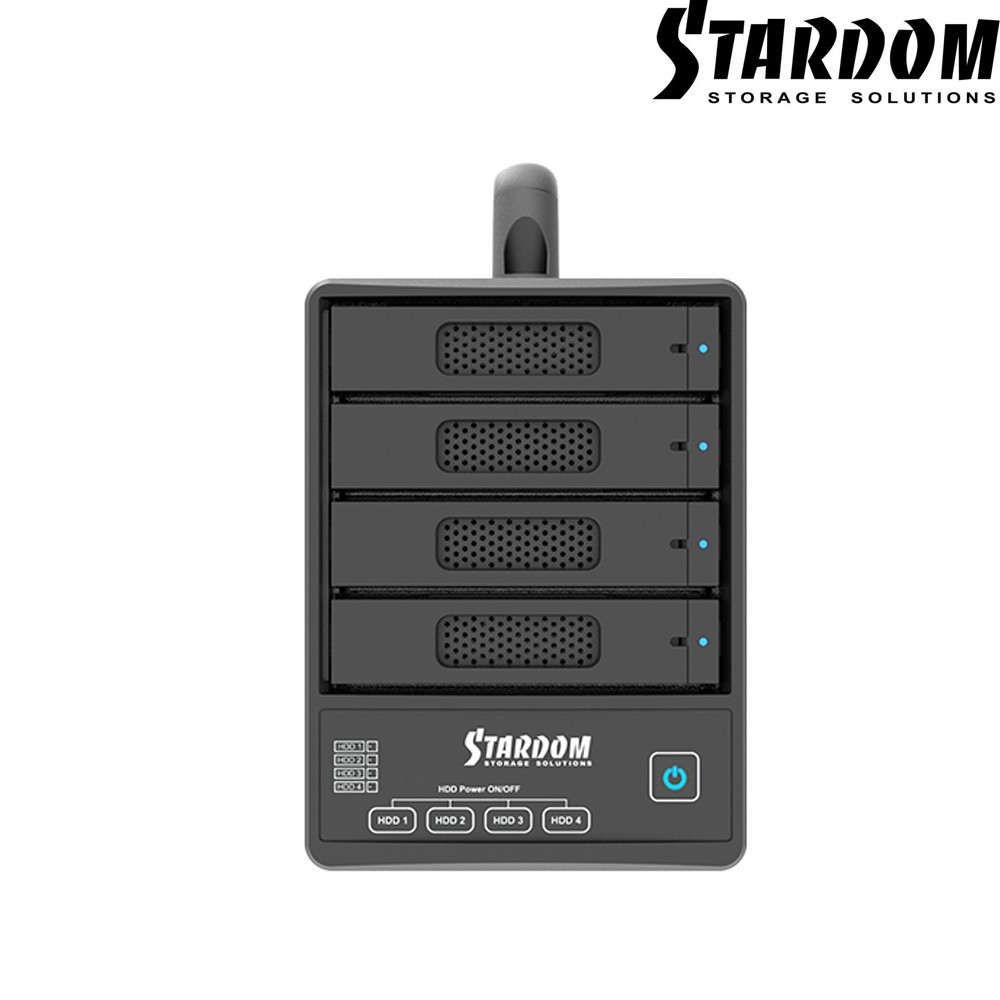 Stardom SOHOTANK ST4B31 - Caja RAID de 4 Bahías SATA 2.5"/3.5" 10Gbps