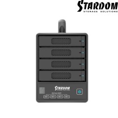 Stardom SOHOTANK ST4B31 - Caja RAID de 4 Bahías SATA 2.5"/3.5" 10Gbps