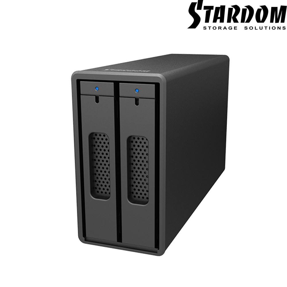 Stardom SOHOTANK ST2B31 - 2-Bay SATA 2.5"/3.5" 10Gbps RAID Enclosure