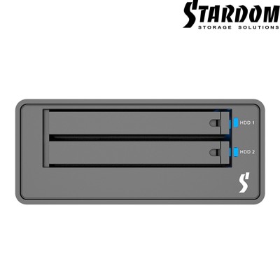 Stardom SOHORAID ZR2-BA31BP - Caja RAID de 2 Bahías para SSD M.2
