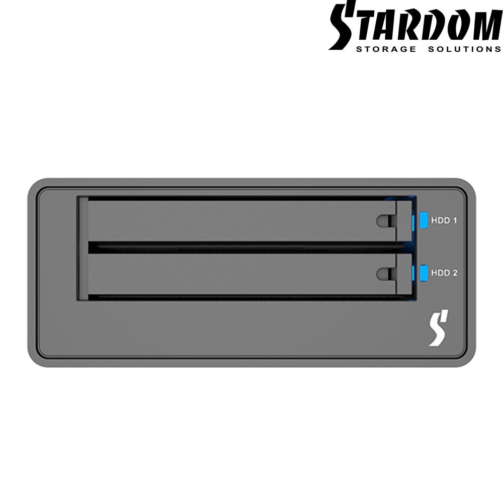 Stardom SOHORAID ZR2-BA31BP - Caja RAID de 2 Bahías para SSD M.2