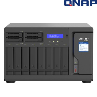 QNAP TVSh1288X - NAS de 8 bahías SATA Thunderbolt Intel Xeon W-1250 6 núcleos 12 hilos 3.3 GHz