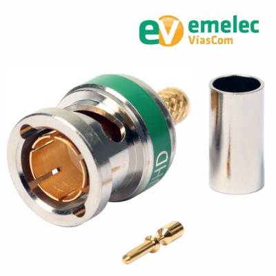 Emelec CC906 75Ω 4K-UHD BNC Connector