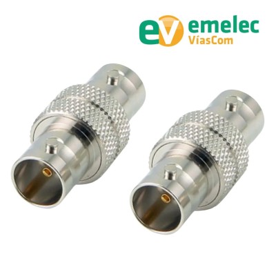 Emelec CC922 75Ω 4K Female-to-Female BNC connector