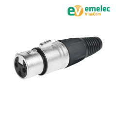 Emelec EQ9006 - XLR Female Connector 3 Pins