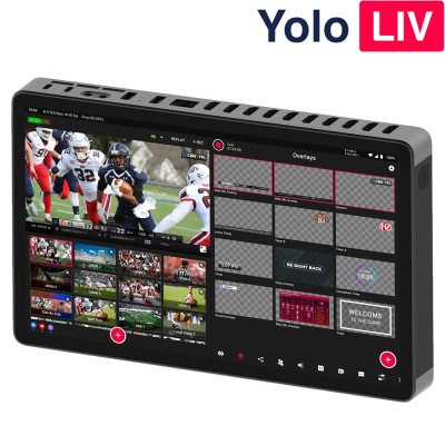 Yololiv Yolobox Extreme- Monitor 11.2", grabador, mezclador y codificador para streaming