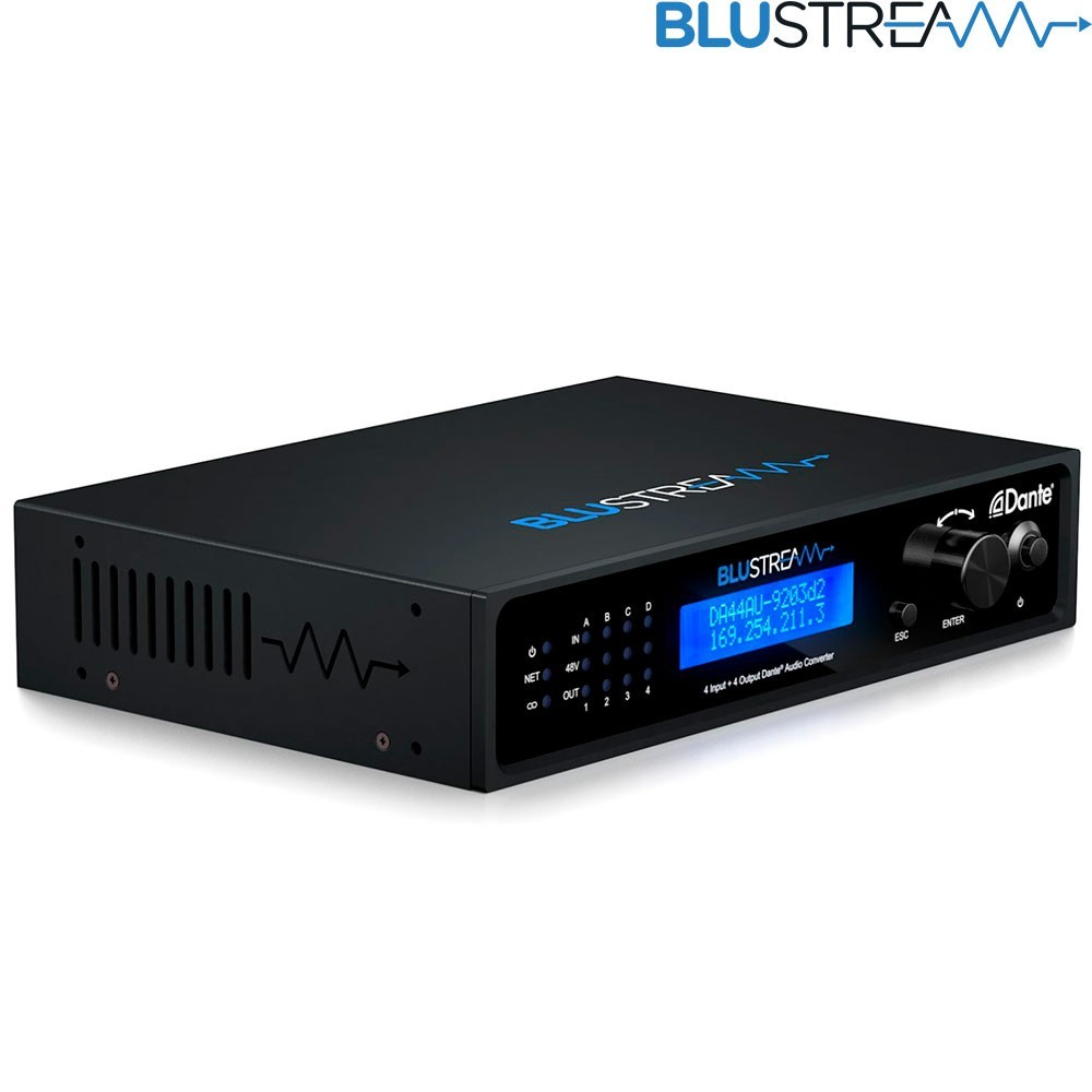 Blustream DA44AU Analog to Dante® Audio Converter - Avacab