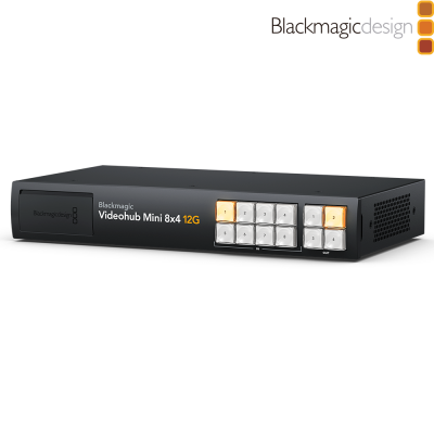 Blackmagic Videohub Mini 8x4 12G - Matriz de Vídeo SDI 12G