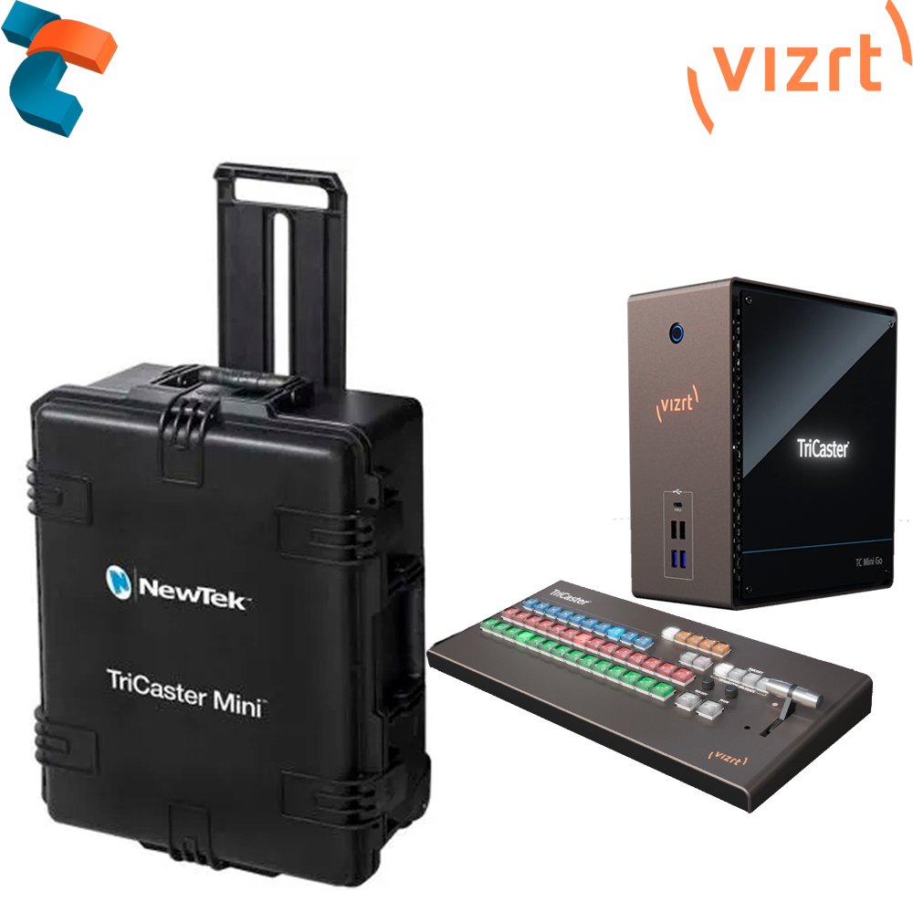 Vizrt TriCaster Mini Go Bundle con Mini Control Panel - Sistema de Producción IP HD