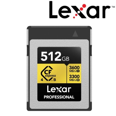 Lexar Tarjeta CFexpress 4.0 GOLD Type B - Tarjeta de Memoria Profesional