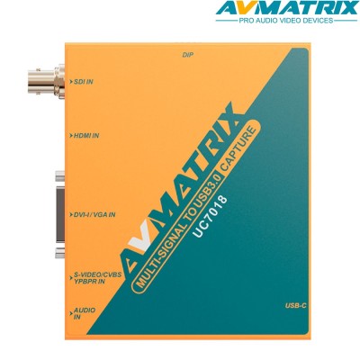 AVMatrix UC7018 Analog and digital video capture device to USB3.0 - Avacab