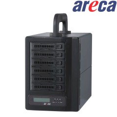 Areca ARC-8050T3U-6M - Caja RAID de 6 Bahías SATA 2.5"/3.5" 10Gbps