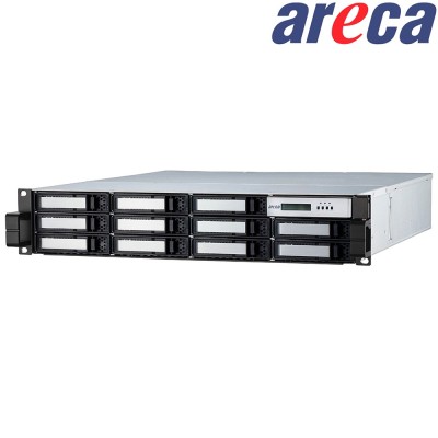 Areca ARC-8050T3U-12R - Rack RAID 2U de 12 Bahías SATA 2.5"/3.5" 12Gbps