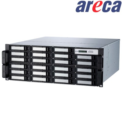 Areca ARC-8050T3U-24R - Rack 4U RAID de 24 Bahías SATA 2.5"/3.5" 12Gbps