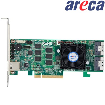 Areca ARC-1886-16I - PCIe Gen 4.0 Tri-Mode RAID Controller 16 Internal Ports