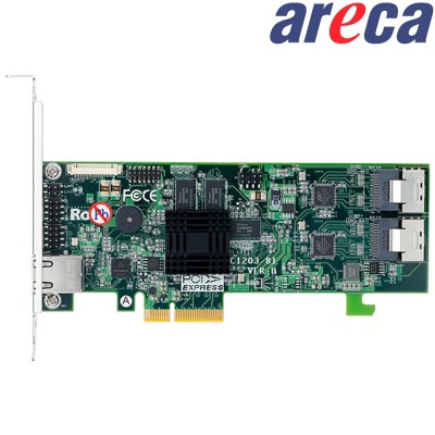 Areca ARC-1203-8i - PCIe 2.0 RAID Controller 8 Internal SATA 6Gb/s Ports