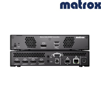 Matrox Extio N3408 – 4K IP KVM Transmitter Appliance for Mission-Critical Environments
