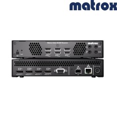 Matrox Extio N3408 – 4K IP KVM Receiver Appliance for Mission-Critical Environments