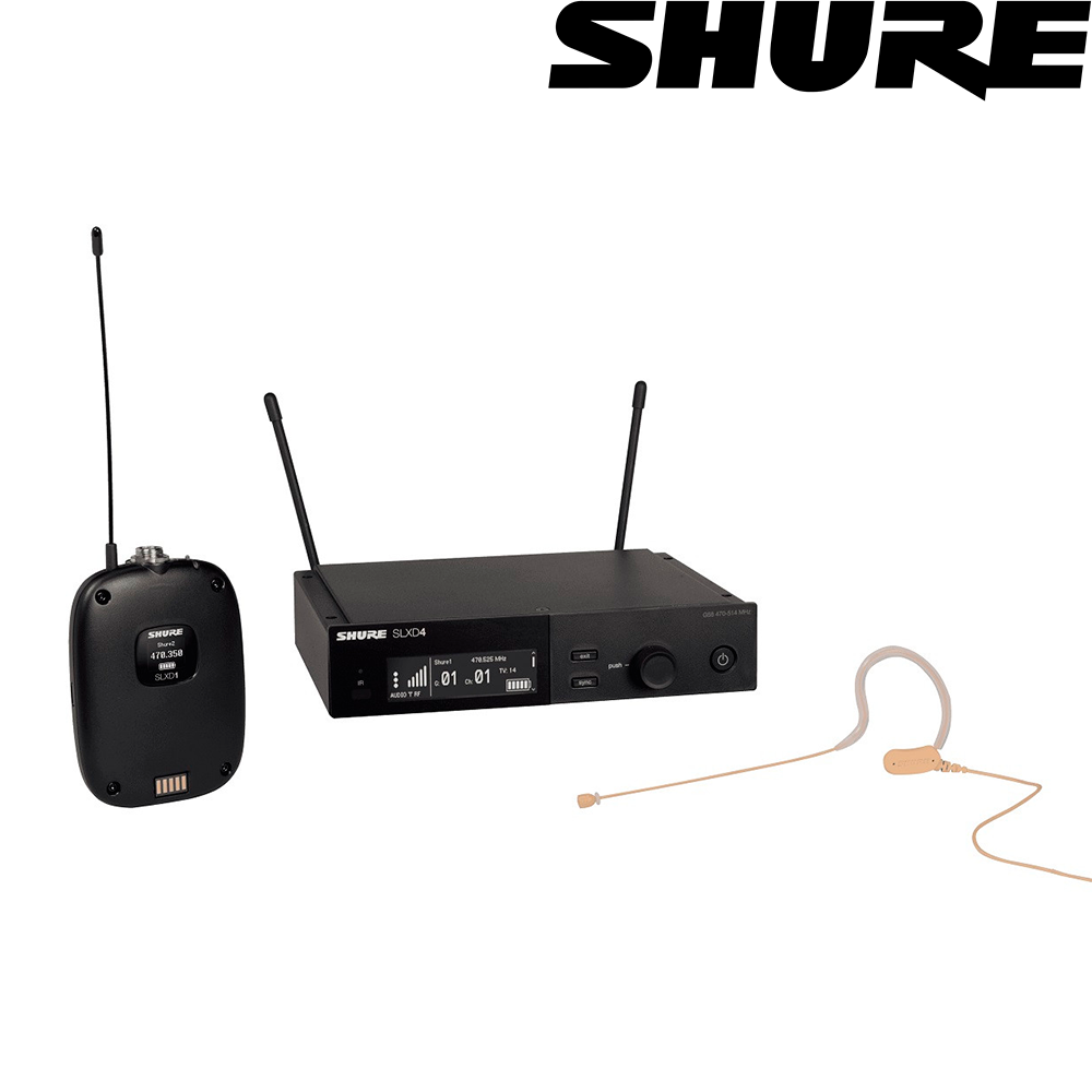 Shure SLXD14/153T - Wireless earset microphone system