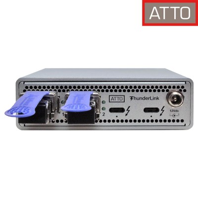 ATTO TLN3-3102-DE0 – Thunderbolt 3 to Dual 10GbE Adapter (SFP+)