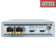 ATTO TLN3-3102-TE0 – Adaptador Thunderbolt 3 Dual 40Gb a Dual 10GbE con RJ45 SFP+