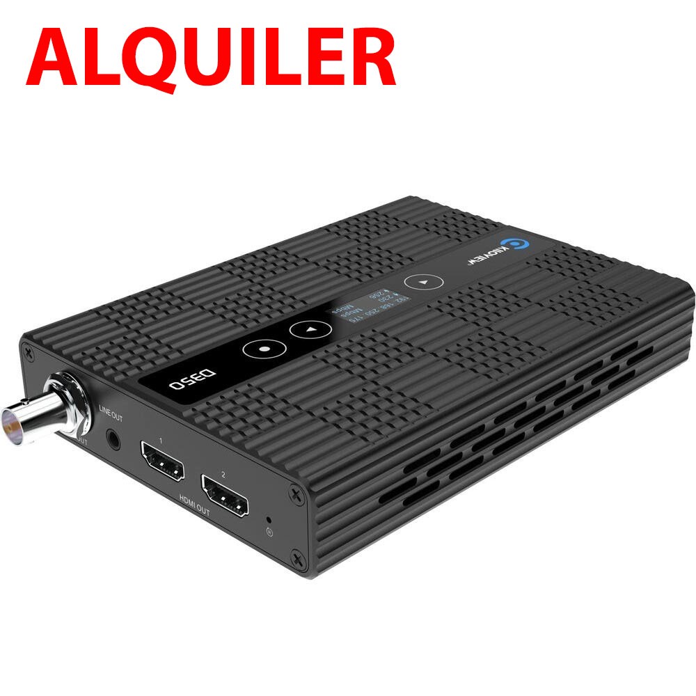 Alquiler Kiloview D350 v2 Multi-Decoder 4K H.264 y H.265