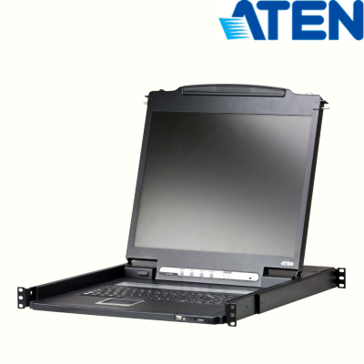 Aten CL3000 19" LCD PS/2-USB KVM Console MIL-STD-810G certified 1RU - Avacab