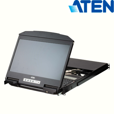 Aten CL3884NW 18.5" LCD KVM Console HDMI‑USB  4  ports 1RU - Avacab