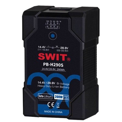 Swit PB-H290S Dual voltage Battery 14.4V 290Wh V-Mount