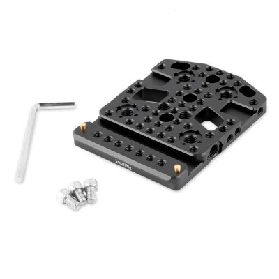 SMALLRIG Top Plate Cheese Mounting Plate for Blackmagic URSA Mini with Two Cold Shoe Mounted 1853 
